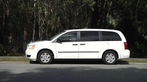 Car breakdown with smoke  Stock Footage 59194703