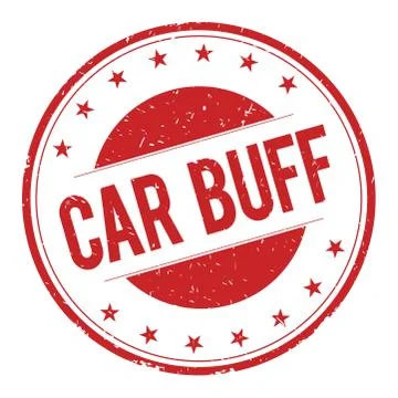 CAR-BUFF stamp sign Stock Illustration