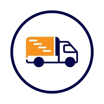 Car, bus, truck, delivery van, van car, van icon Stock Illustration