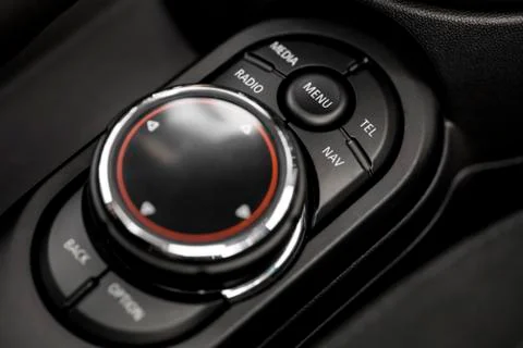 Car buttons detail Stock Photos