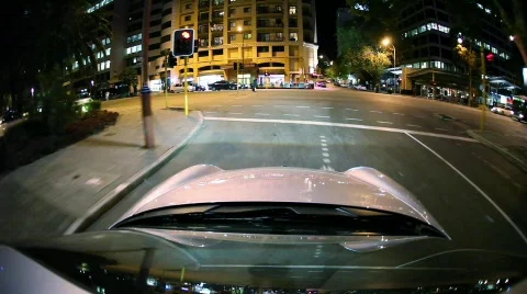 Car cam front timelapse Stock Footage 802656