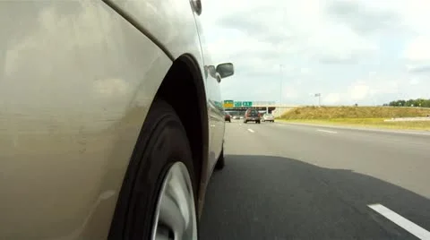 Car with Camera Mount Stock Footage 10889008