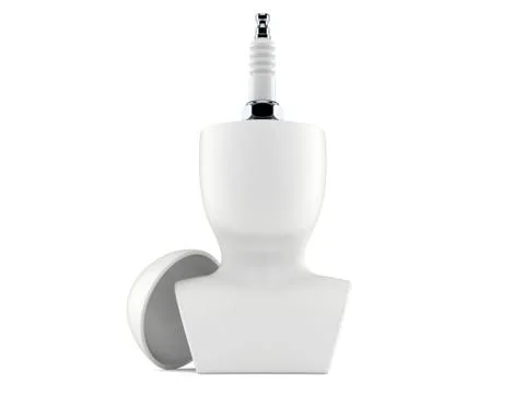 Car candle inside head Illustrazione stock