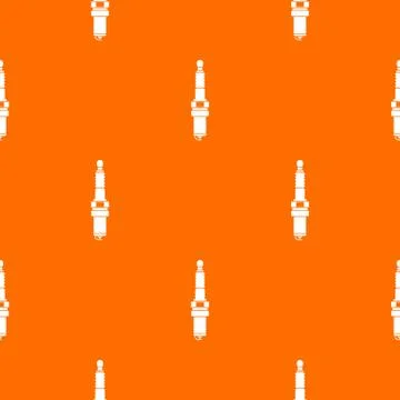 Car candle pattern seamless Illustrazione stock