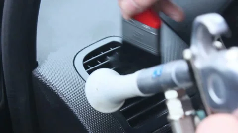 Car care inside work Video stock 62970103