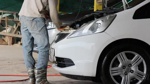 Car care service Stock Footage 27296799