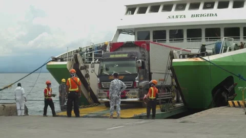 Car cargo ship Stock Footage 170180147