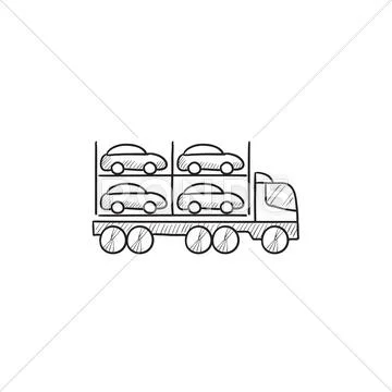 Car Carrier Sketch Icon Stock Images Page Everypixel