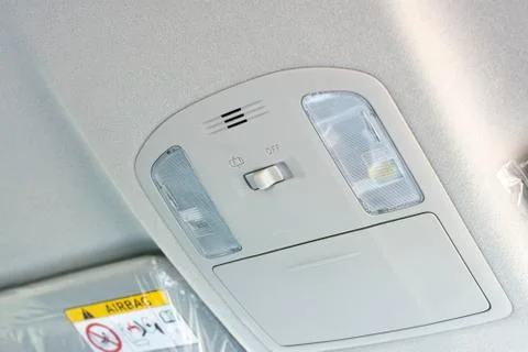 Car ceiling light. Stock Photos