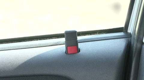 Car central locking - lock. Stock Footage 49485261