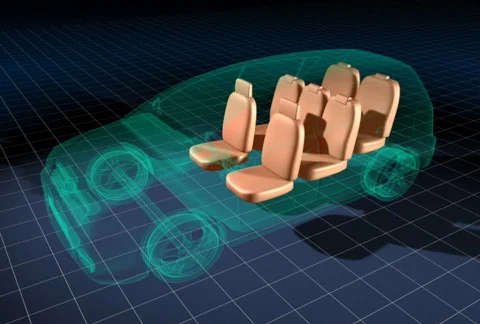 Car chairs Stock Footage 308639