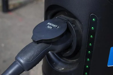 Car Charging Point Stock Photos
