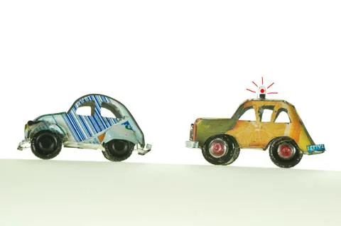 Car chasing Stock Photos