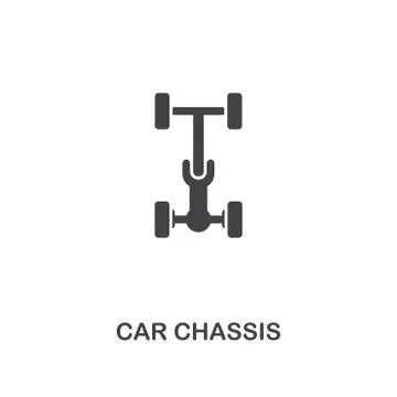 Car Chassis creative icon. Simple element illustration. Car Chassis concept 스톡 일러스트