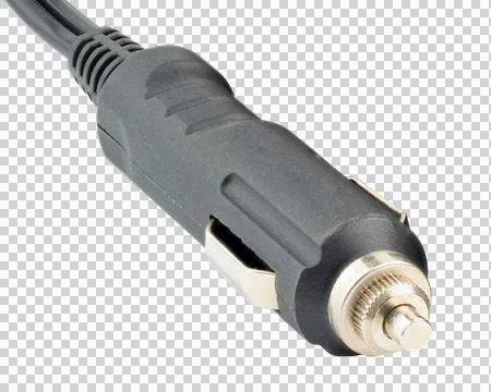 Car cigarette lighter plug. 12V DC power socket plug Stock Photos