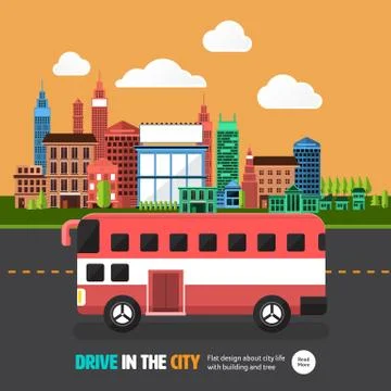Car city Stock Illustration