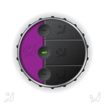 Car clima air flow control Stock-Illustration