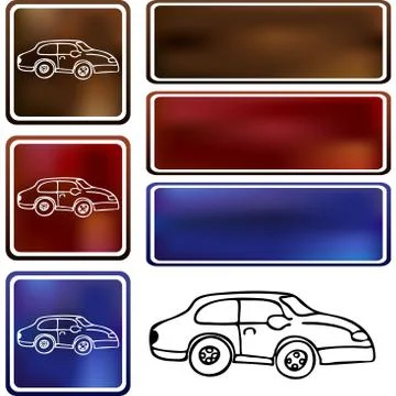 Car cloud icon Ilustración de archivo
