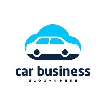 Car cloud logo vector template, Creative car logo design concepts Illustrazione stock