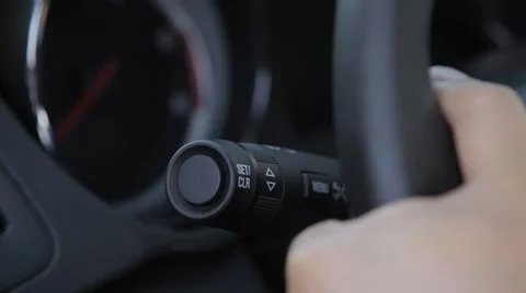 Car Cockpit Pushing Button Stock Footage 47826385