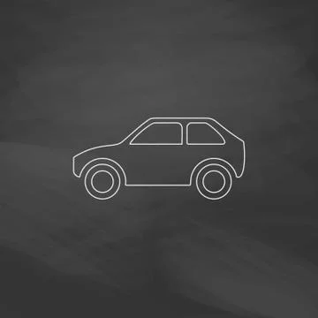 Car computer symbol Stock Illustration
