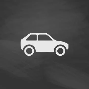 Car computer symbol Stock Illustration