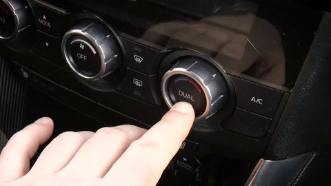 Car control panel Stock Footage 76117905