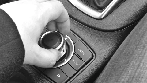 Car control panel Stock Footage