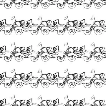 Car Convertible Illustrazione stock