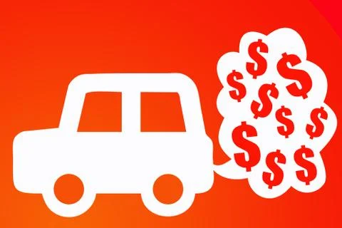 Car costs Stock Illustration