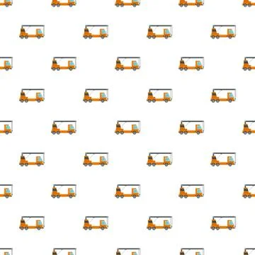 Car crane pattern seamless vector Stock Illustration