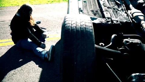 Car crash 2 Stock Footage 95542658