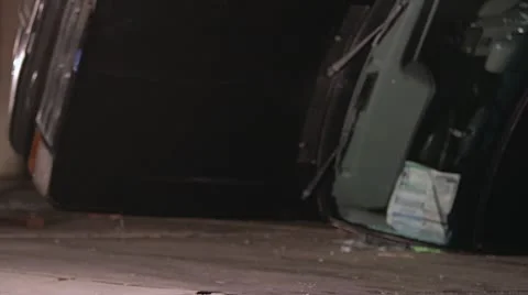 Car crash 3 Video stock 11153833