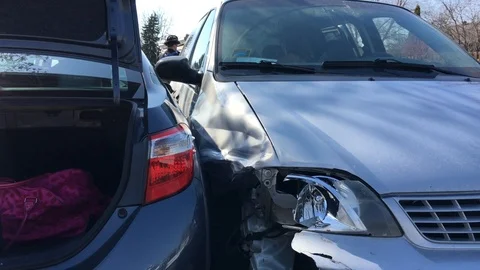 Car Crash Emergency Video stock 88379569