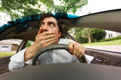 Car Crash Face Stock Photos