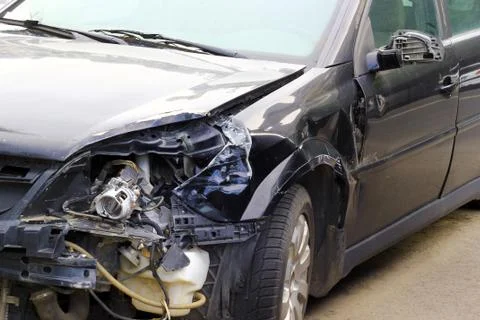 Car crash Fotos Stock