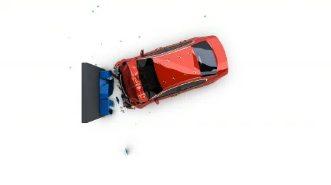 Car crash test  Vidéo 728539