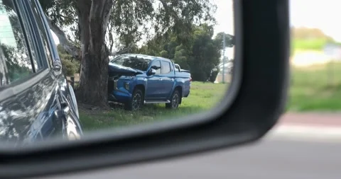 Car crashed into tree. Stock Footage 155289614