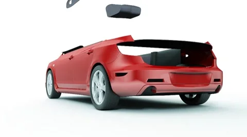 Car creation in HD. Stock Footage