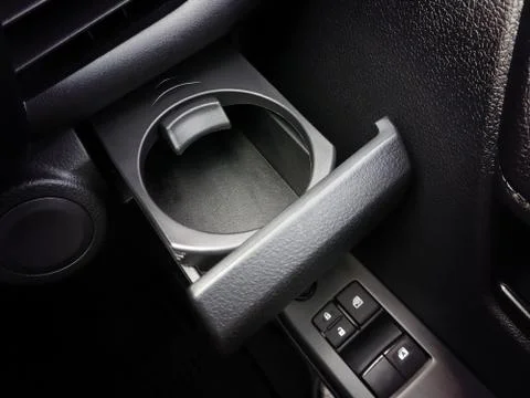 Car cup holder. Stock Photos