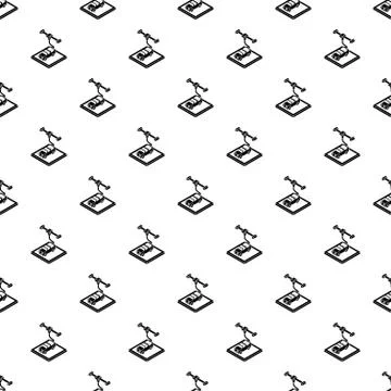 Car d printing pattern seamless 库存插图