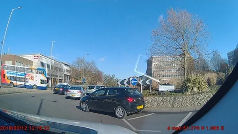 Car Dash Cam - UK Stock Footage 85852715
