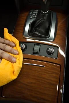 Car dashboard close up Stock Photos