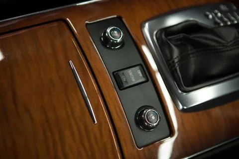 Car dashboard close up Stock Photos