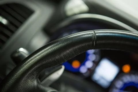 Car dashboard close up Stock Photos