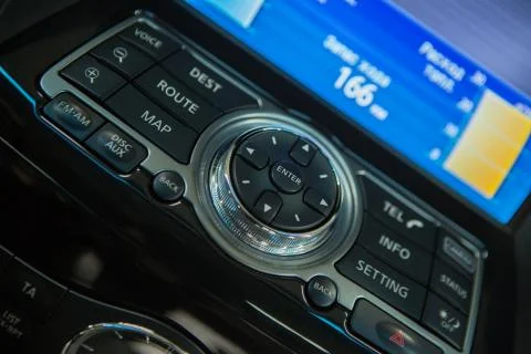 Car dashboard close up Stock Photos