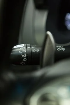 Car dashboard close up Stock Photos