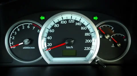 Car Dashboard Stock Footage 45920136