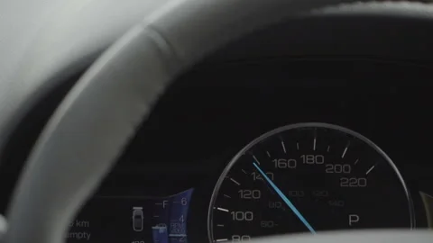 Car dashboard Stock Footage 86477094