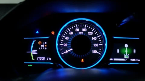 Car Dashboard Stock Footage 94593313